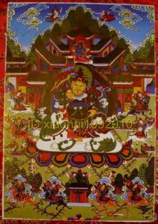 Tibetan Buddhist Culture Thangka Cover Treasure King Buddha