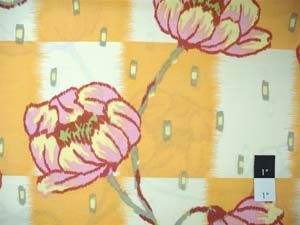 Amy Butler Lotus Water Lily Clay Fabric by Yard