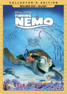 Buena Vista Finding Nemo DVD Blu Ray 3 Disc Combo DVD Pkg 786936828269 