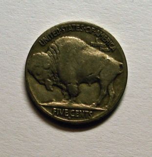 1918 d buffalo five cent very good