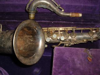   Plated Snaps Buescher C Melody Alvin Olson Saxophone Player