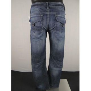 NWT Mens BUFFALO Jeans DON STRAIGHT LEG DISTRESSED Driven Fit by David 