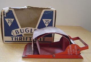 Vintage Bugler Thrift Kit Cigarette Tobacco Rolling Machine Box