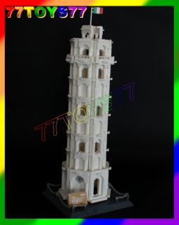 Wange Bricks_ Leaning Tower Pisa_ 1392pcs Italian NO BOX WG001B