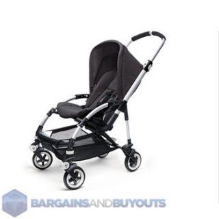 Bugaboo Bee Plus Stroller Base in Black with Rain Cover