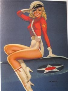 Earl Macpherson Pin Up Girl Military at Your Command A