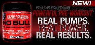 MuscleMeds NO BULL Pre Workout Nitric Oxide N.O. 40 Servings