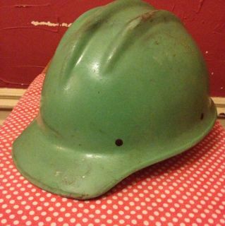 Bullard Fiberglass Vintage Hard Hat Green Ironworker