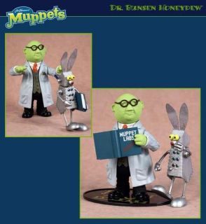 dr bunsen figure inclusive robot rabbit figure muppet labs book