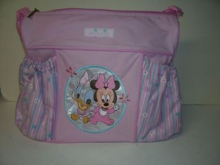 Minnie Mouse Ducky Licensed Diaper Large Pink Bag Mint