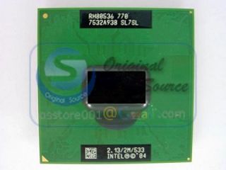 Intel Pentium M PM 770 2 13GHz 2M 533 SL7SL Mobile CPU
