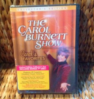 The Carol Burnett Show Carols Favorites DVD 2012 7 Disc Set Collector 