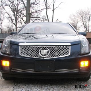 03 07 CADILLAC CTS V ONE PIECE MESH CHROME GRILLE GRILL FRONT