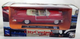 Die Cast Red 1955 Cadillac Eldorado 1 43 NewRay City Cruiser 