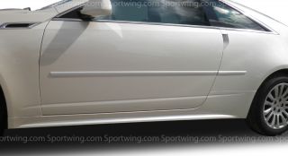 Cadillac cts Coupe Painted Body Side Mouldings Trim 2011 2012