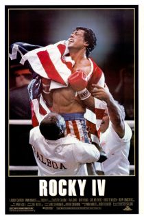 Rocky IV 4 Movie Poster 1SHT RARE Original Rolled 27x41