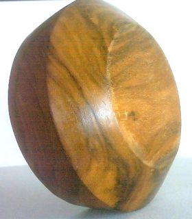Vintage Hawaiian Koa Wood Calabash Kamaaina Bowl Large 12 Hand Made 