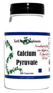 Calcium pyruvate is involved in ATP production, increased protein 