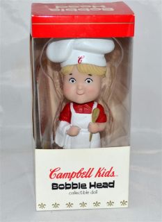   2002 Doll Vintage Style Campbell Kids Bobble Head Never Opened