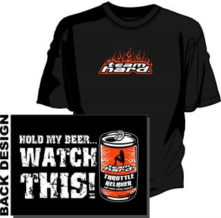 XXL Hold My Beer, Watch THIS This funny T shirt Team Hard Snowmobile 
