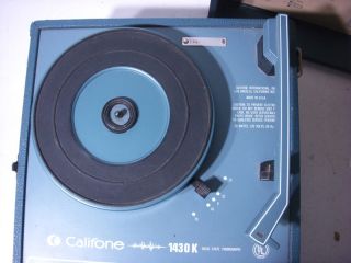 califone 1430 k vintage turntable hifi record player