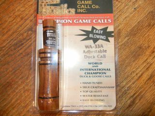 Faulks WA 33A Adjustable Duck Call Easy Blowing