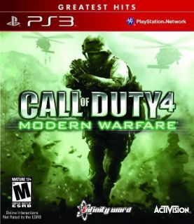 CALL of DUTY 4 MODERN WARFARE GAME OF THE YEAR EDITION GH PS3 2008 