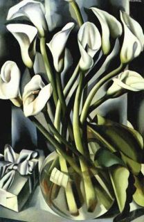 Calla Lily 1941 Canvas Oil Art Repro Tamara de Lempicka