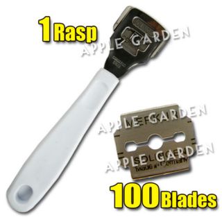 Skin Callus Rasp Remover Shaver Pedicure 100 Blade 364