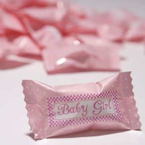    Favor Baby Shower Mints ITS A GIRL BABY GIRL Buttercream Mints 20 ct