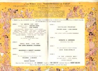  de Paris Program. Starring Cab Calloway and signed by Cab Calloway 
