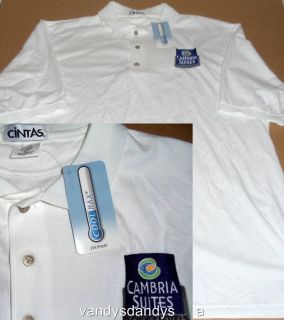 Cambria Suites Choice Hotel Polo Golf Shirt XXL 2XL Cintas Employee 