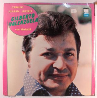 Gilberto Valenzuela Con Mariachi Caballo Alazan Lucero Latin Vinyl LP 