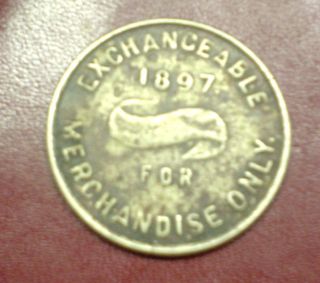 Cambria Wyoming Token Coin Cambria Store 1897 Found in Newcastle WY 