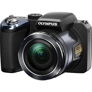 Olympus SP 820UZ 14 Megapixel 40x Zoom Digital Camera Black 16GB 