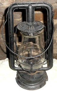   Vintage C T Ham Mfg Co No 0 SSS Railroad Barn Kerosene Lantern