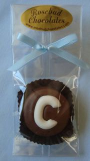 Chocolate Letter C Birthday Party Favors Alphabet