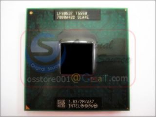 New Intel Core2 Duo T5550 1 83GHz 2M SLA4E Socket P CPU Processor 