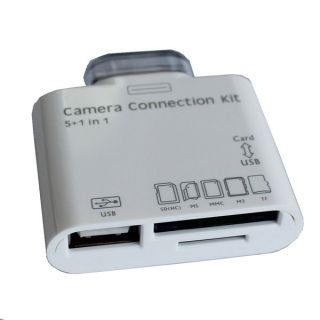 5in1USB Camera Connection Kit SD TF Card Reader Adapter for Apple IPad 