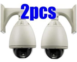   650TVL Effio CCD 27X Zoom Speed Dome Camera 25° s PTZ Camera