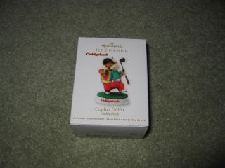 Hallmark Ornament Gopher Golfer Caddyshack New 2012