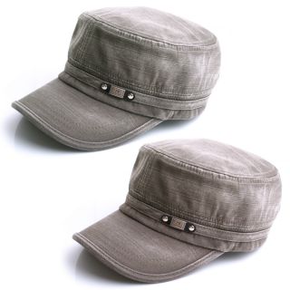 New Washed Cotton Distressed Military Cadet Caps Hat 02