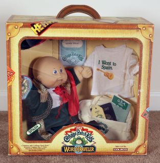 Cabbage Patch Kids World Traveler Doll in Box Spain
