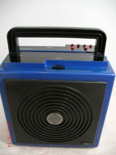 Vintage Blue JC Penney Portable Stero 8 Track Player WORKS GREAT