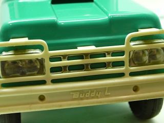 Buddy L Ford Pickup Truck w camper Toy Vintage 60s Spring Susp RARE No 