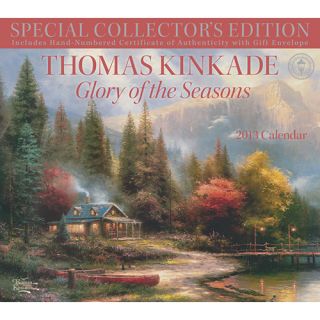    Kinkade Special Collectors Edition 2013 Deluxe Wall Calendar Glory