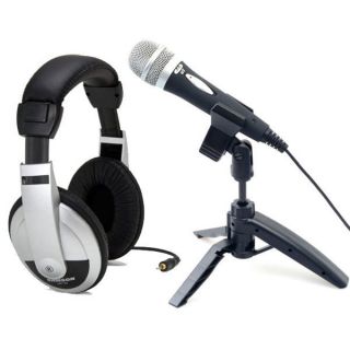 CAD Audio U1 USB Dynamic Recording Podcast Mic w Samson HP10 