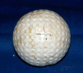 Vintage Spalding Kro Flite Cadwell Geer Golf Ball