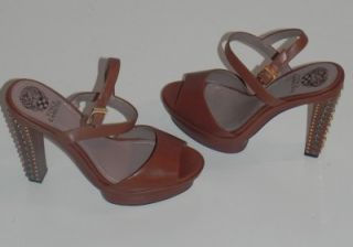 Vince Camuto Cairo Canyon Brown Platform Heels Sandals Size 7 New 