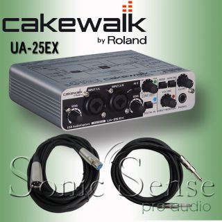 Cakewalk UA25EX Computer Audio Interface USB Soundcard